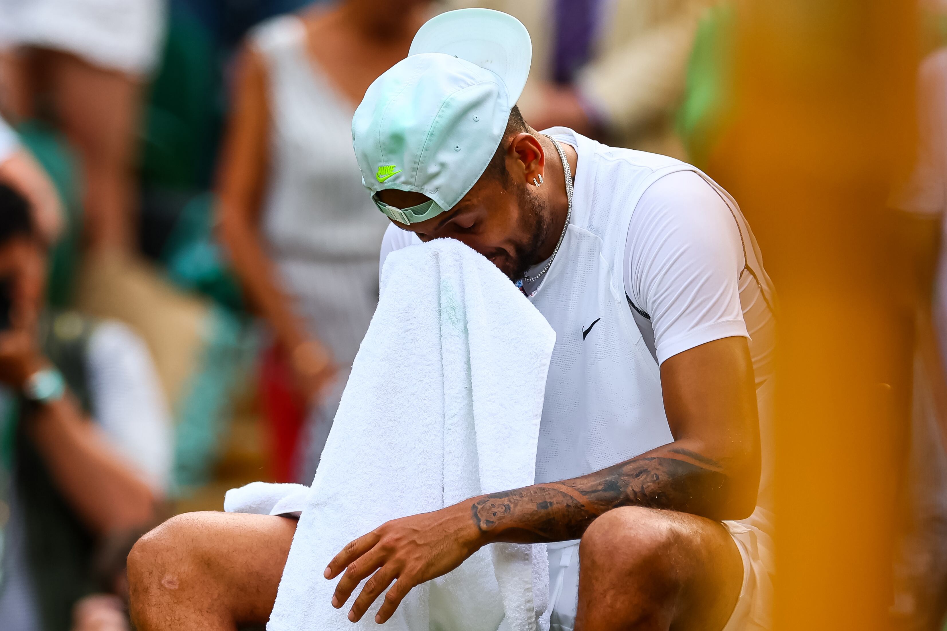 Nick Kyrgios, tenista australiano que fue suspendido por dar positivo por cocaína. (Photo by Frey/TPN/Getty Images)