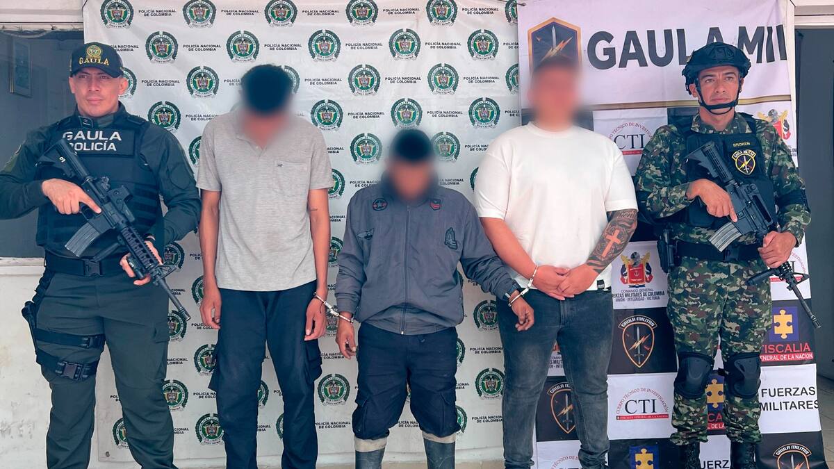 Caen tres presuntos secuestradores del Frente Hernando González Acosta en el Huila