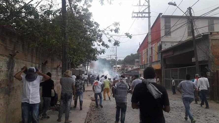 El Senado adelantará foro-debate para buscar salida al paro minero del nordeste antioqueño. Foto: Policía de Antioquia