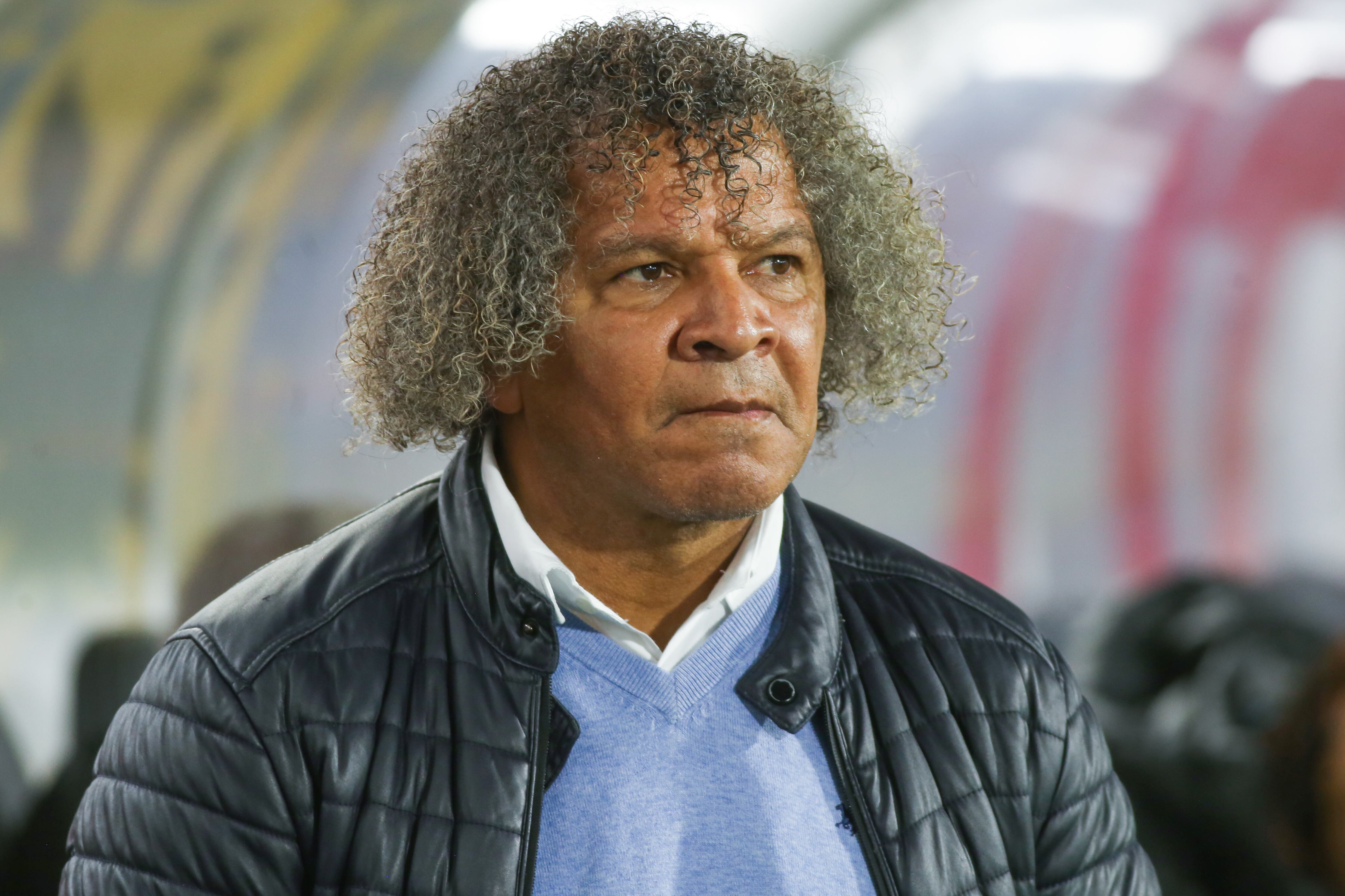 Alberto Gamero coach of Millonarios during the Colombian BetPlay League match between Millonarios and Independiente Santa Fe at Estadio Nemesio Camacho in Bogota, Colombia on April 24, 2022. Final score 2-1. (Photo by Daniel Garzon Herazo/NurPhoto via Getty Images)