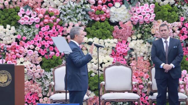 Discurso y juramento Iván Duque