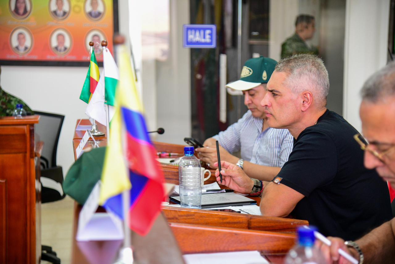 Consejo de seguridad en Antioquia. Foto: Gobernación de Antioquia.