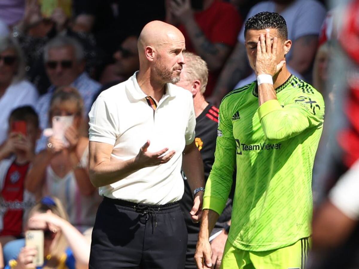 Cristiano Ronaldo le prendió fuego a todo Manchester United y acabó con Erik Ten Hag