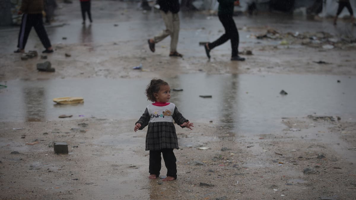 Franja de Gaza: lluvias dejan trece palestinos muertos, incluyendo dos bebés por hipotermia