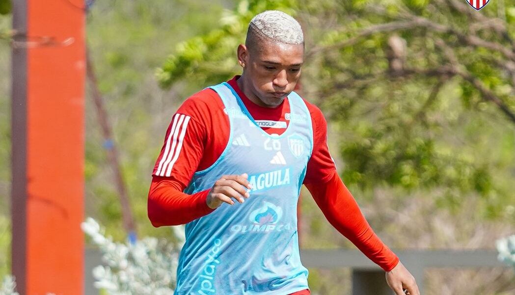 Jermein Peña, jugador del Junior de Barranquilla / Junior