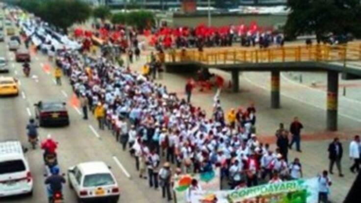 Sin alteración al orden público y con un solo capturado transcurrió “Marcha Patriótica”