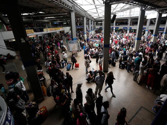 Más de 1,9 millones de personas viajarán desde las terminales de Bogotá en mitad de año