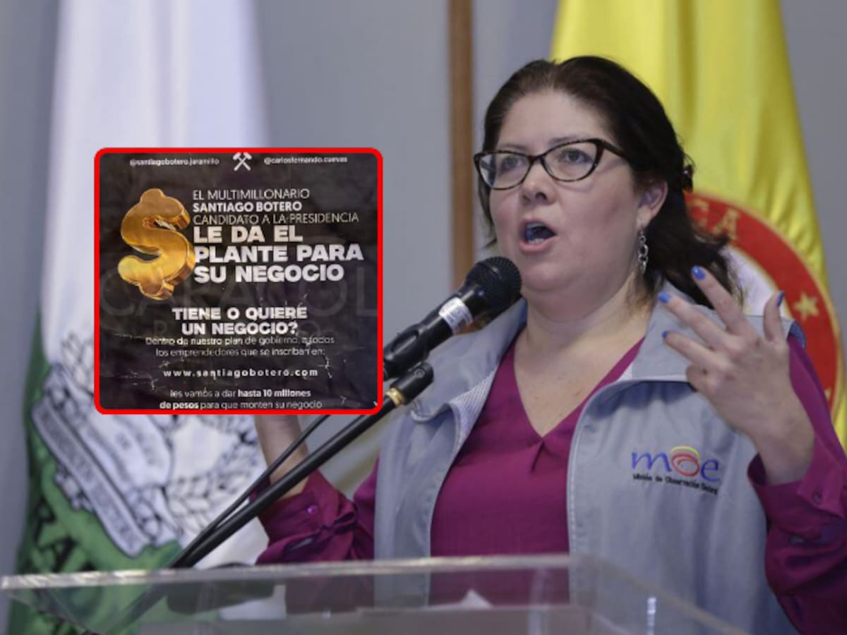 La MOE advierte debate ético por rifa de Santiago Botero en la campaña presidencial