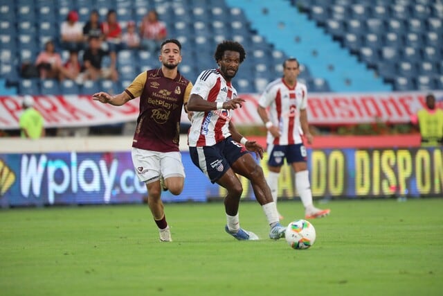 Junior de Barranquilla vs. Deportes Tolima. Foto: (Colprensa-Jairo Cassiani).