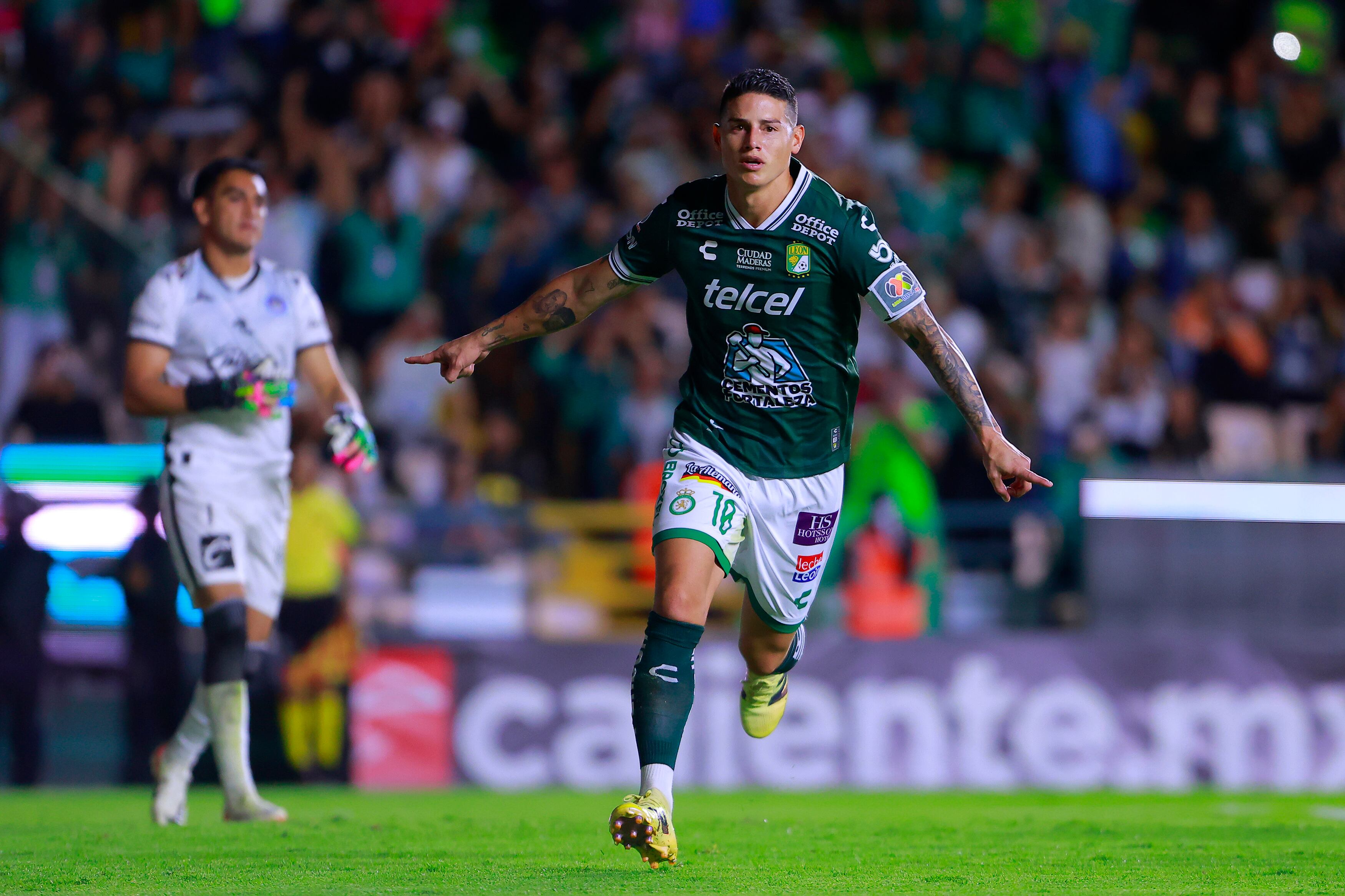 James Rodriguez, jugador de León por la Liga Mexicana 2025-II /Getty Images
