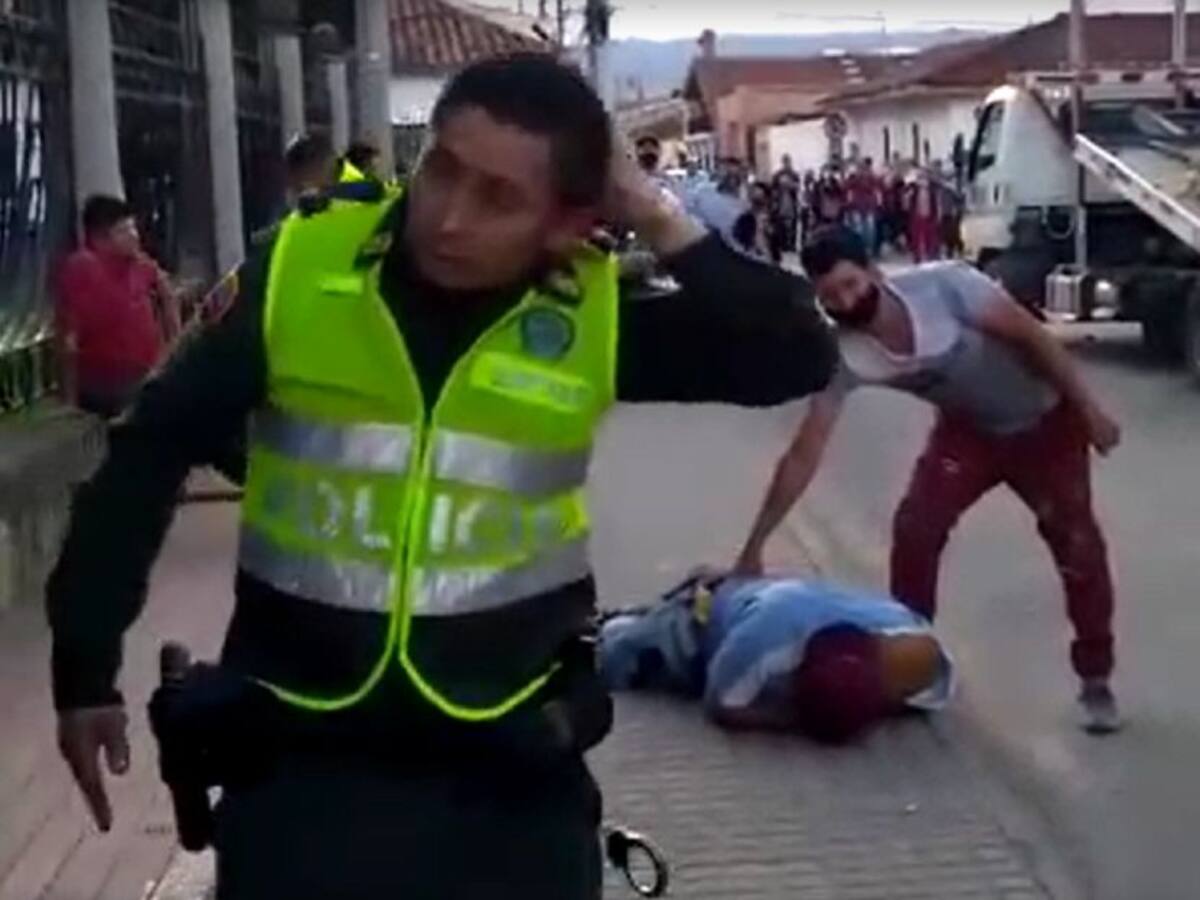 Cinco heridos deja riña entre policías y ciudadanos en Tocancipá