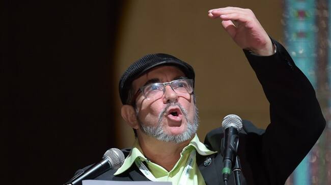 Rodrigo Londoño, alias Timochenko, mostró su preocupación por el incumplimiento por parte del Estado de los acuerdos de paz de La Habana. Foto: Getty Images