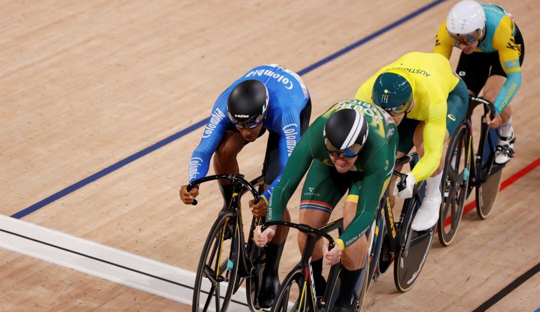 Kevin Quintero no pudo clasificar a la final del keirin y fue el último colombiano en participar en Tokio 2020