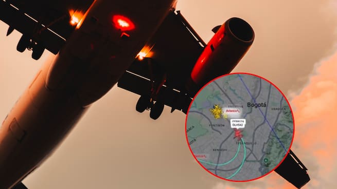 ¿Hubo riesgo real en incidente de aproximación de dos aviones sobre Bogotá? Experto lo explicó