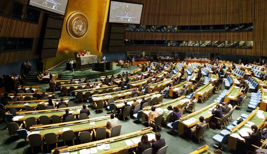 La Asamblea General de las Naciones Unidas .                           Foto: Getty 