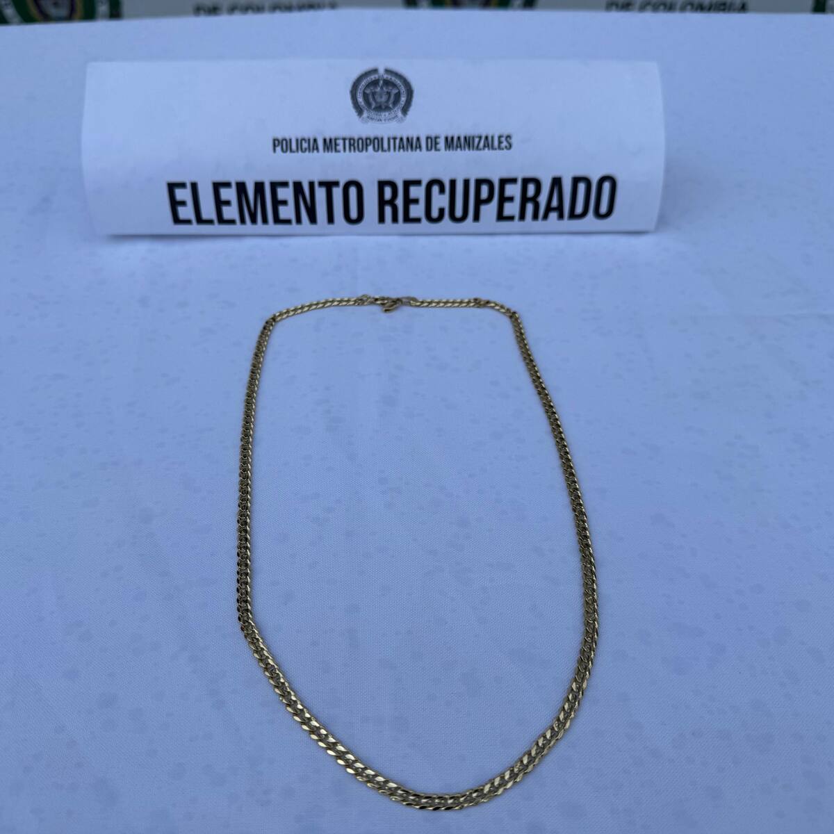 Capturan a hombre en Manizales señalado de hurtar una cadena de alto valor a un adulto mayor