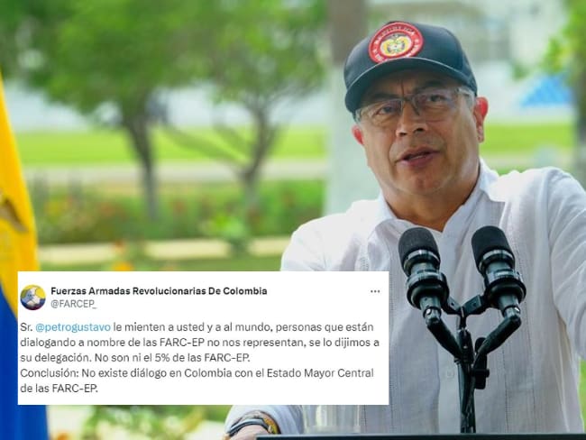 Disidencias envían mensaje a Petro: quienes están en diálogo “no son ni el 5% de las FARC”