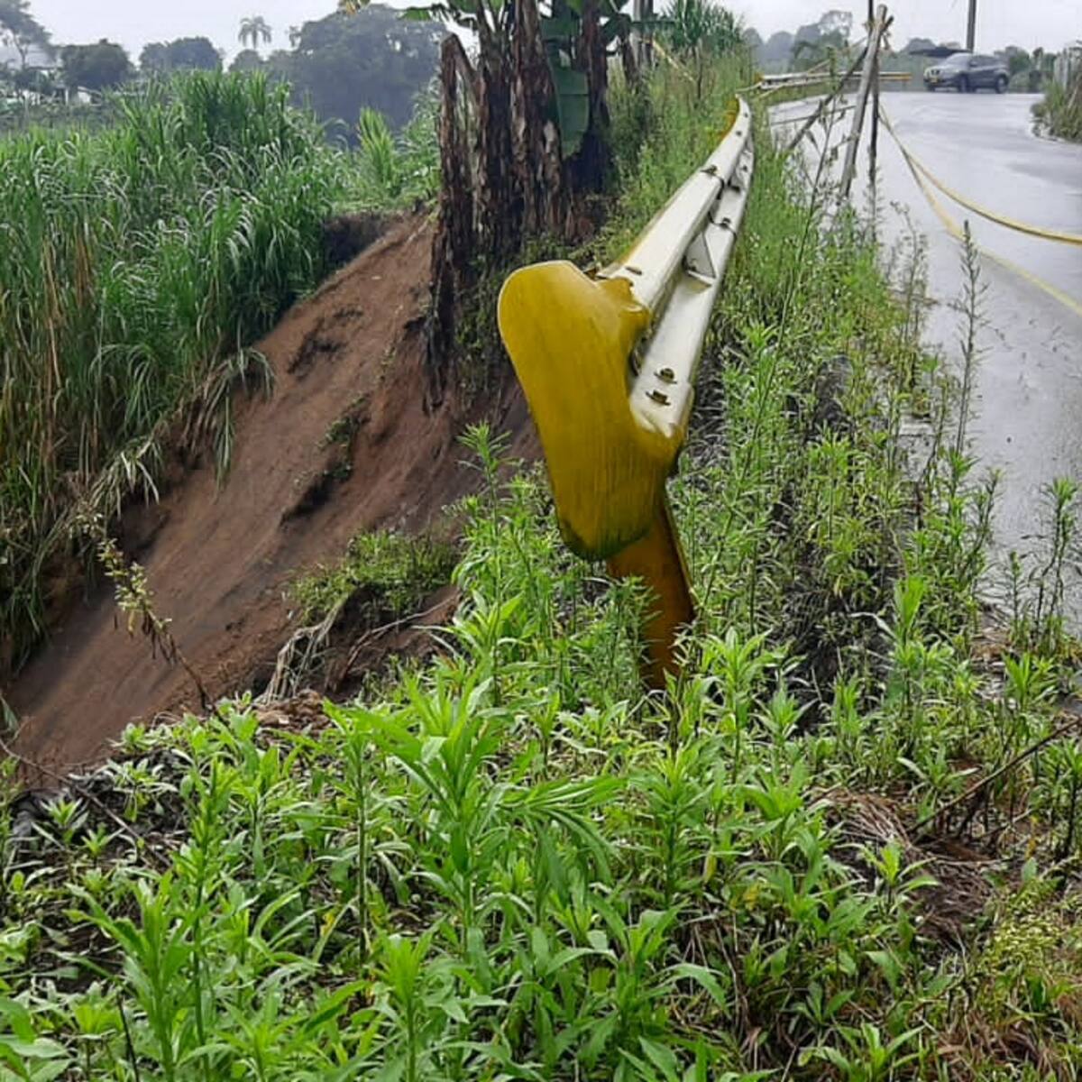 ¿Cuál es la situación de maquinaria amarilla por incremento de lluvias en Quindío?