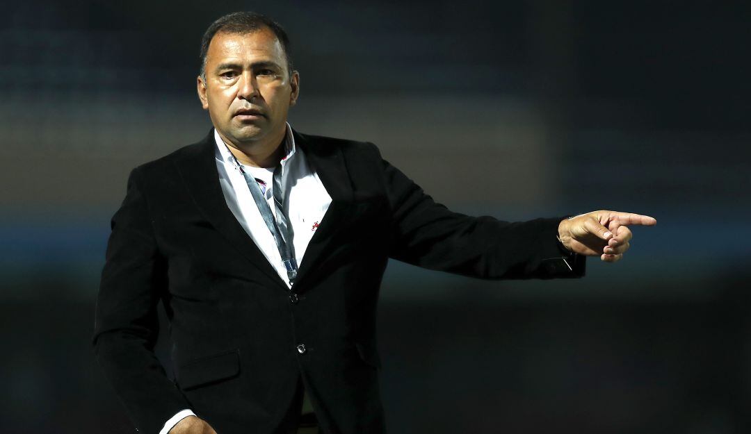 Harold Rivera, técnico de Santa Fe