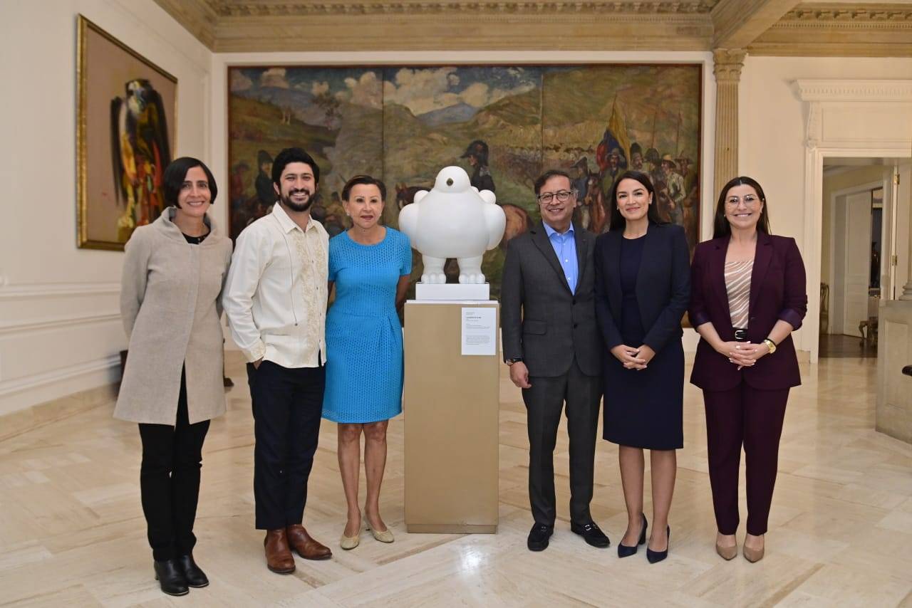 El presidente Gustavo Petro se reunió con la delegación de congresistas republicanos que llegó al país (Foto: Presidencia)