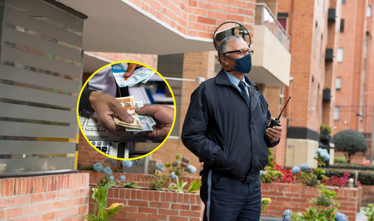 Celador en Colombia. Foto: Getty Images.