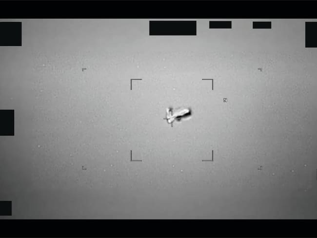 Fotos sobre OVNIS desclasificadas por Estados Unidos. Foto: Departamento de Guerra de Estados Unidos.