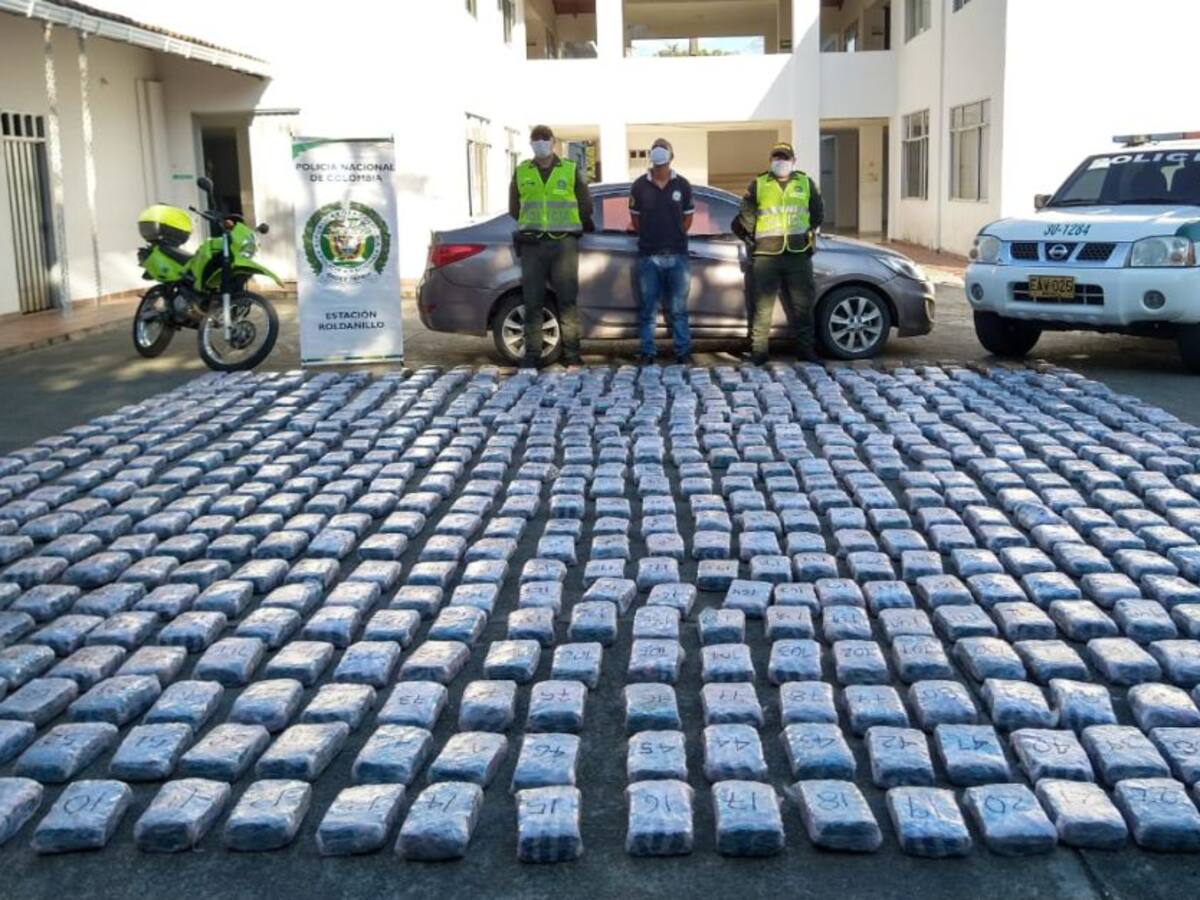 Persecución en Roldanillo deja la incautación de 357 kilos de marihuana