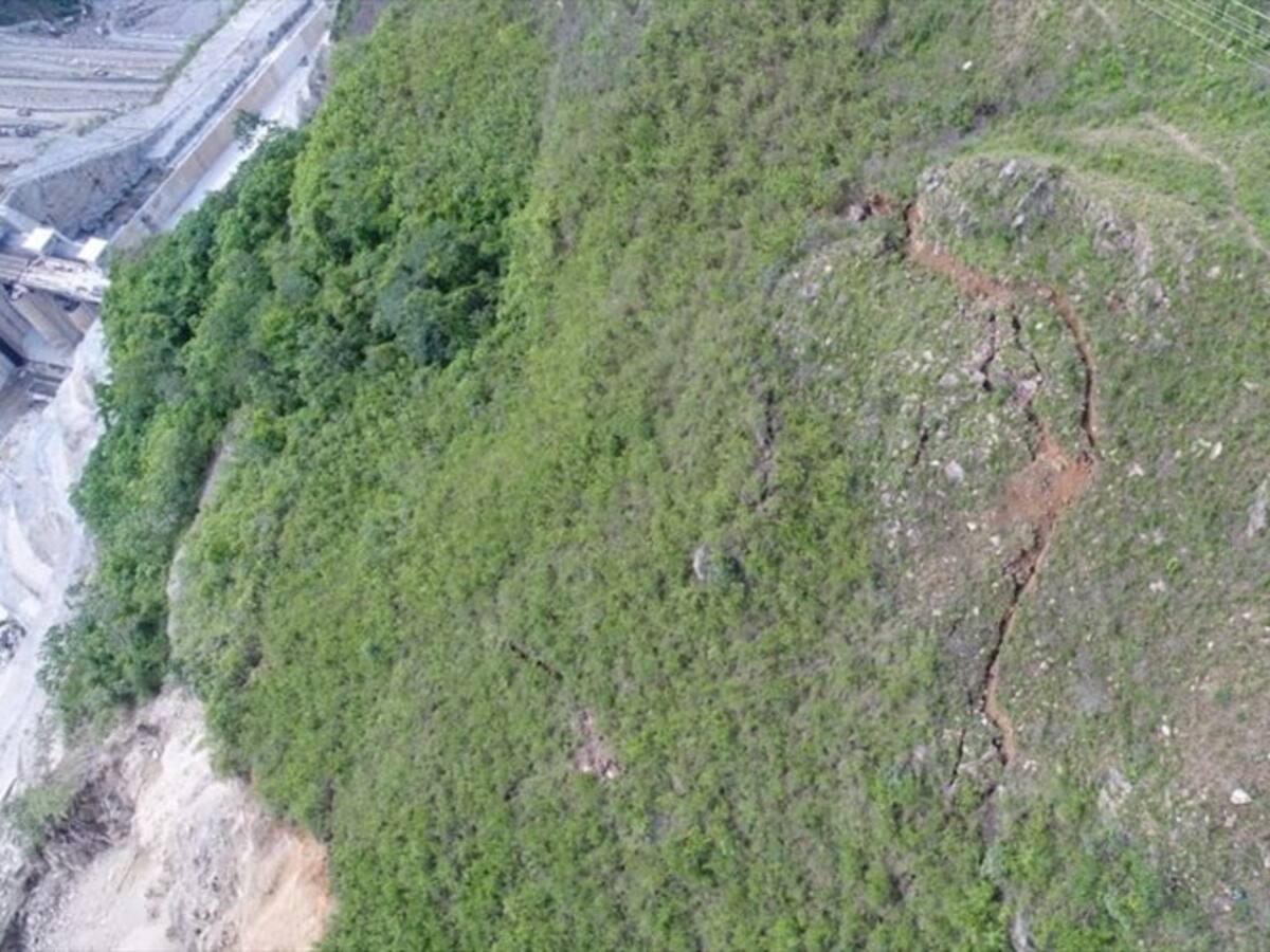 Imagen evidencia gravedad de la situación en Hidroituango