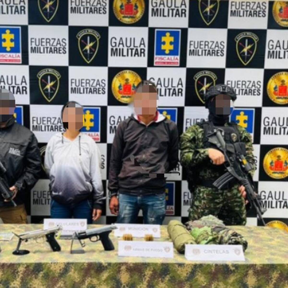 Dos cabecillas del Clan del Golfo, encargados de extorsiones, fueron capturados en Pueblorrico