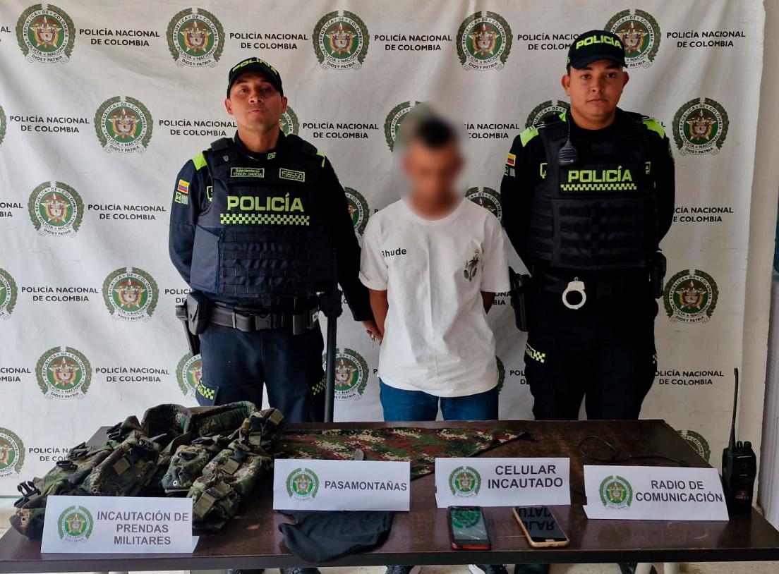 Alias "Diadema" - Foto Alcaldía de Medellín