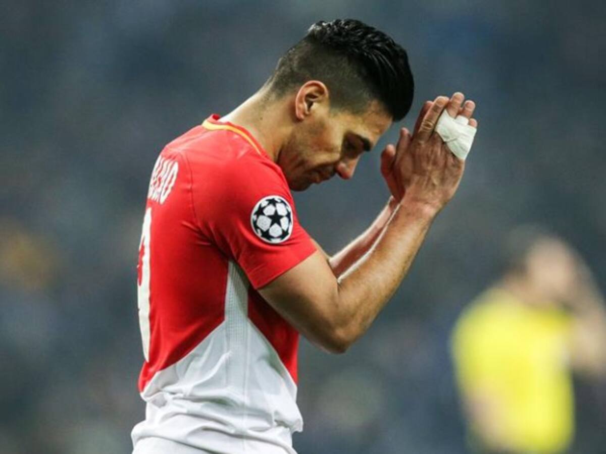 Falcao sufre lesión muscular y no jugará el domingo con Mónaco