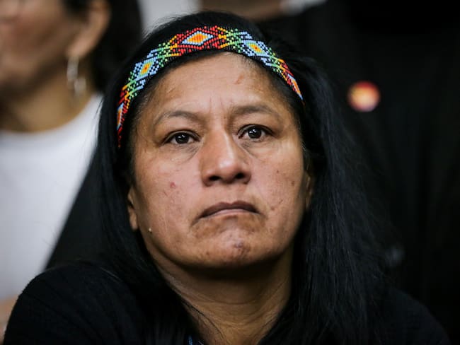 Aida Quilcué. Foto: Colprensa.