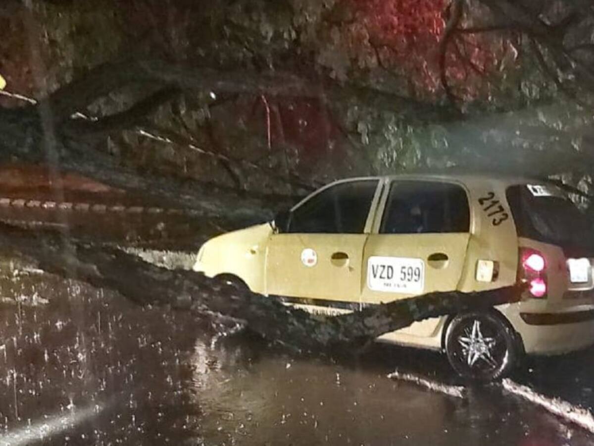 Varias emergencias dejó fuerte aguacero en Neiva