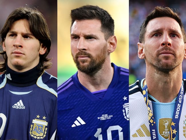 Lionel Messi. Fotos: (Photo by Adam Davy - PA Images via Getty Images) / (Photo by Pablo Morano/BSR Agency/Getty Images) / (Photo by Maja Hitij - FIFA/FIFA via Getty Images)