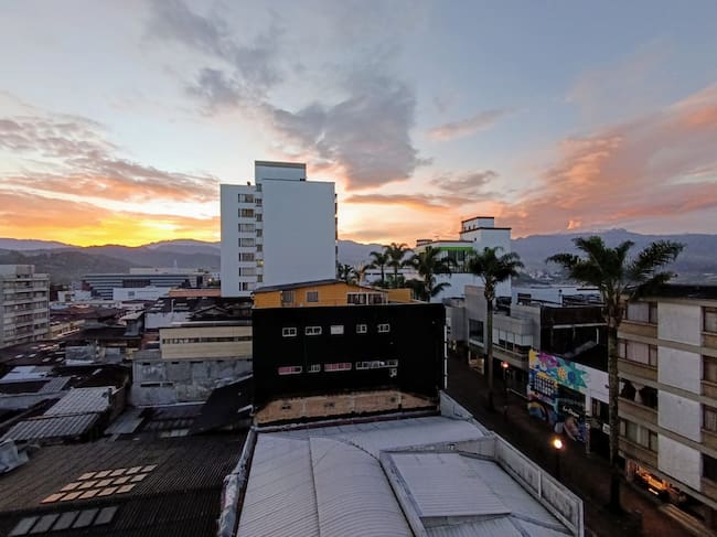 Tiempo seco en el centro de Manizales.