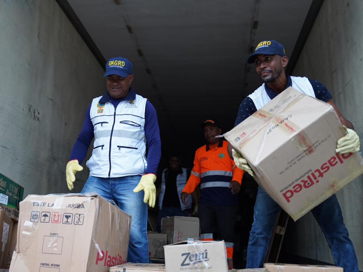 Desde Cartagena inicia embarque de 40 toneladas de ayudas humanitarias para Venezuela