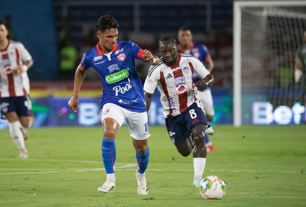 Jannenson Sarmiento en un partido contra Junior