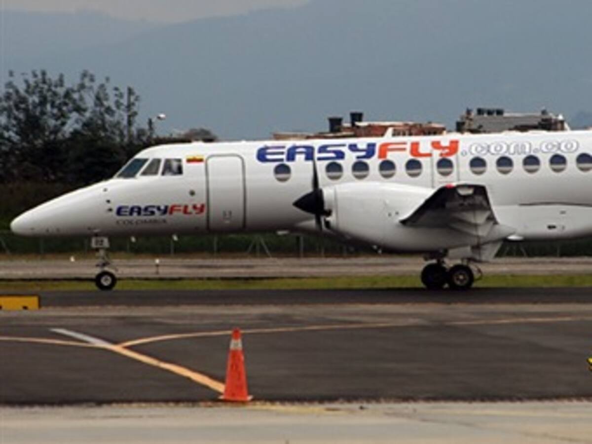 Avión se pinchó durante aterrizaje en Yopal