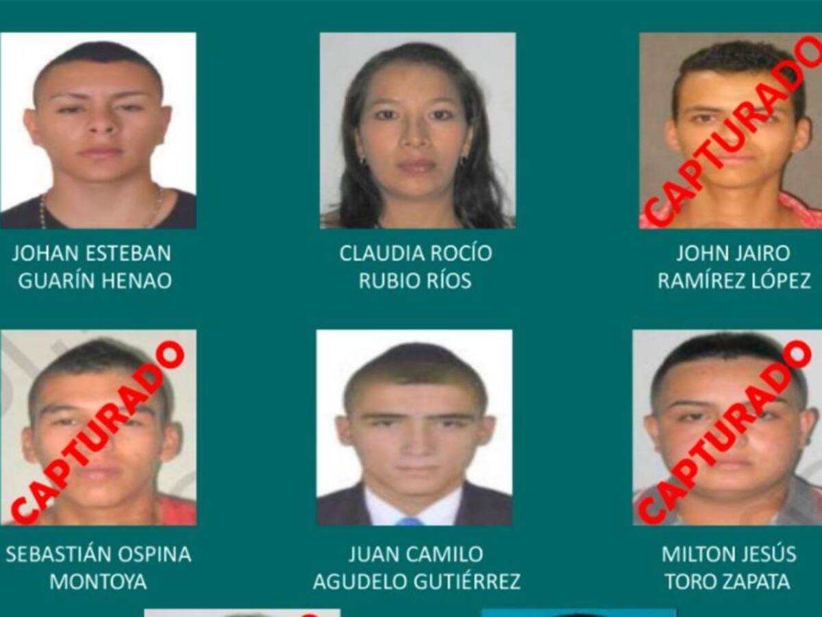 Fueron capturadas cuatro de las ocho personas más buscadas en Pereira
