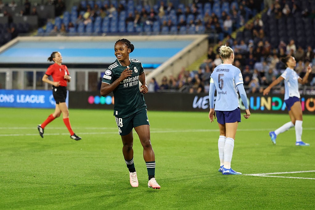 Video: Gol de Linda Caicedo en el empate del Real Madrid - Manchester City en Champions League (Photo by Molly Darlington/Getty Images)