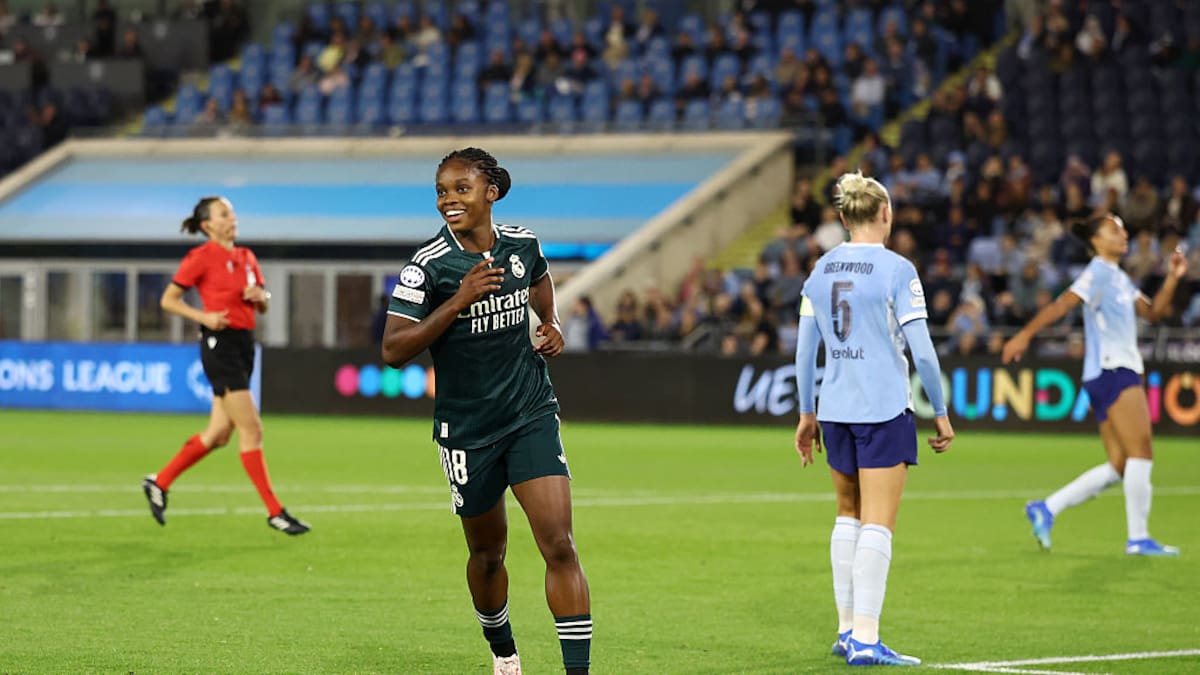Video: Gol de Linda Caicedo en el empate del Real Madrid - Manchester City en Champions League