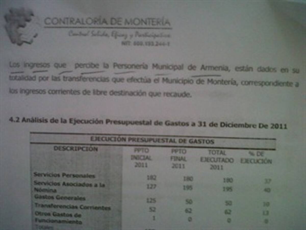 Estalla escándalo en Montería por informe que habría sido plagiado del contralor
