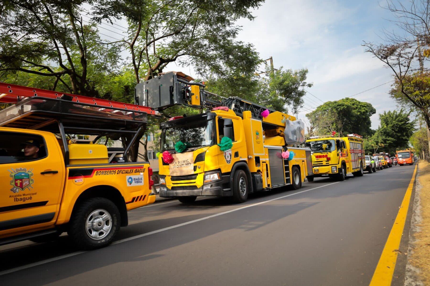 Nuevos equipos Cuerpo de Bomberos de Ibagué