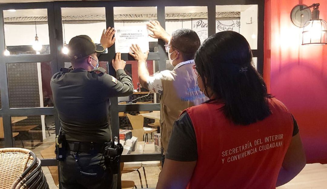 Las autoridades también frustraron una fiesta clandestina para ciudadanos venezolanos en el corregimiento de Bayunca.