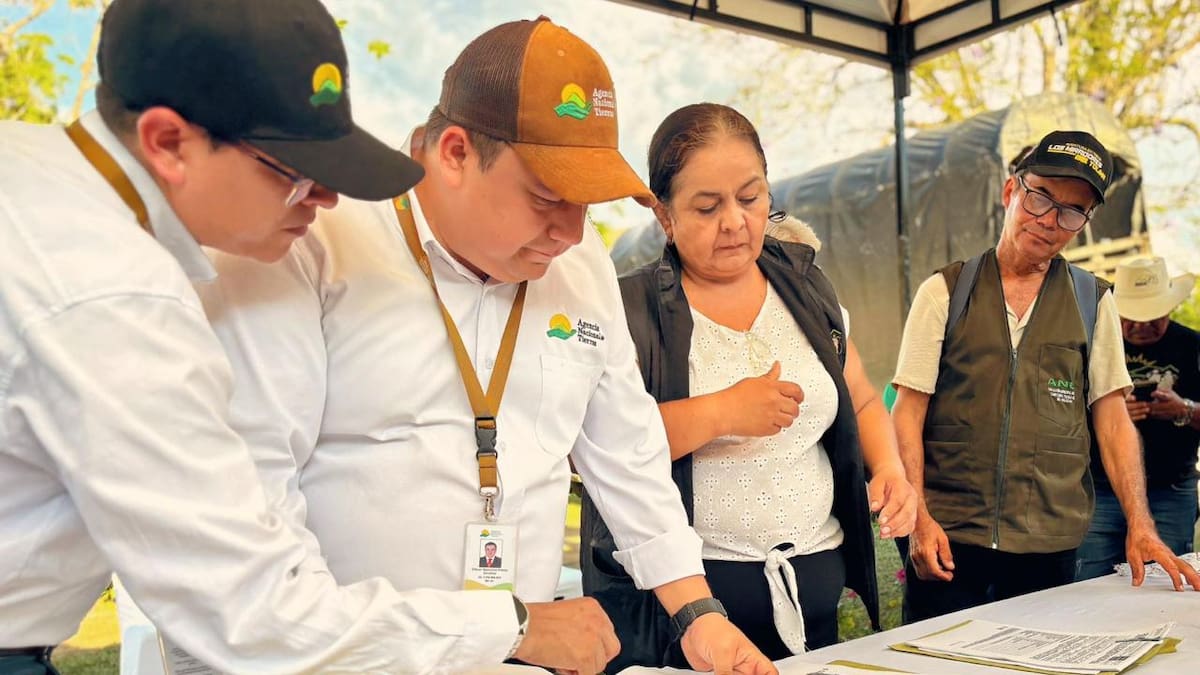 El Gobierno Nacional entregó más de 1.100 hectáreas de tierra al campesinado en el Tolima
