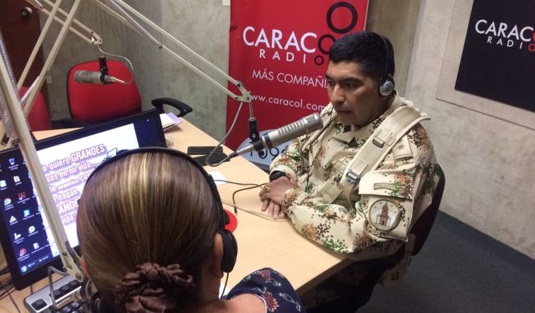 General Antonio María Beltrán Díaz comandante de la trigésima brigada del Ejército Nacional