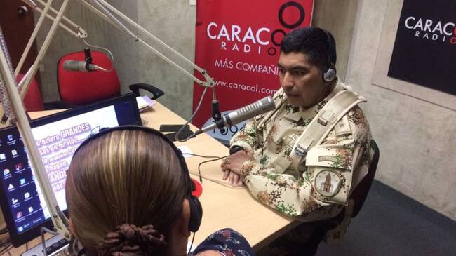 General Antonio María Beltrán Díaz comandante de la trigésima brigada del Ejército Nacional