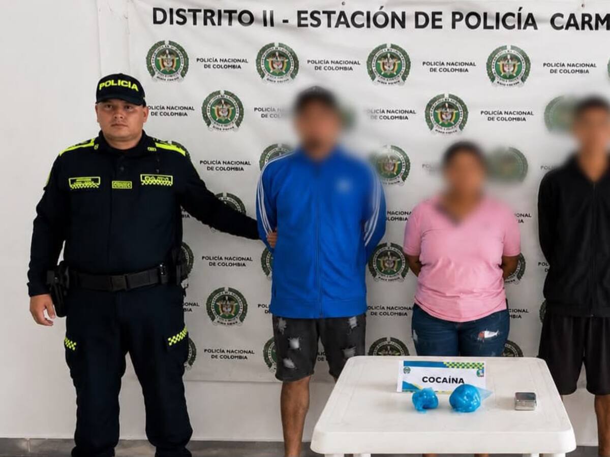 Capturan a seis personas dedicadas al tráfico de drogas a domicilio en municipios de Bolívar