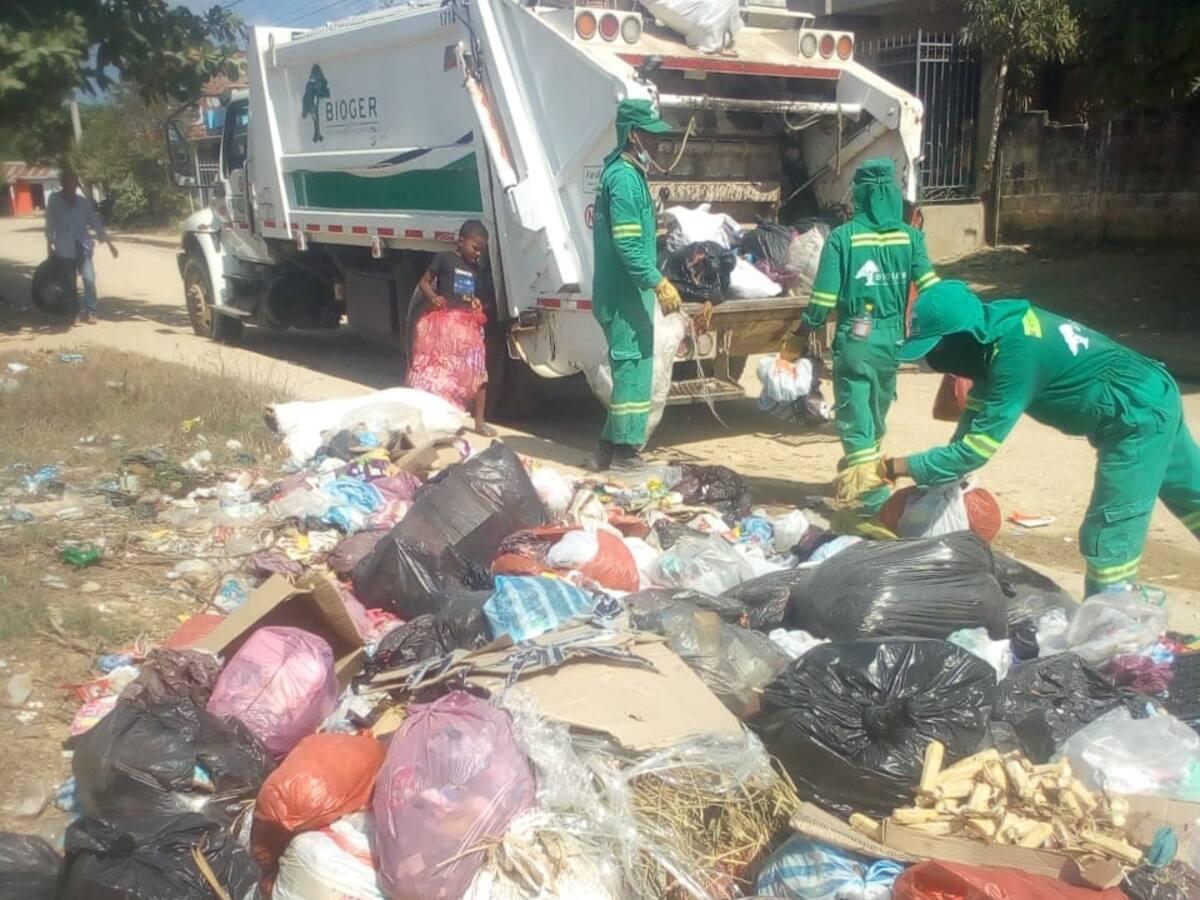 Bioger pide a usuarios respetar horarios de recolección en Arjona y Turbaco