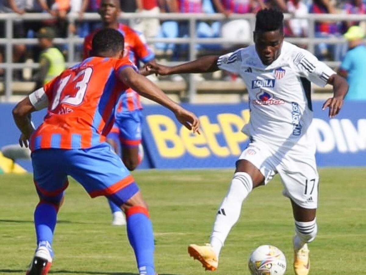 Unión Magdalena le ahoga el triunfo al Junior en el clásico de la costa